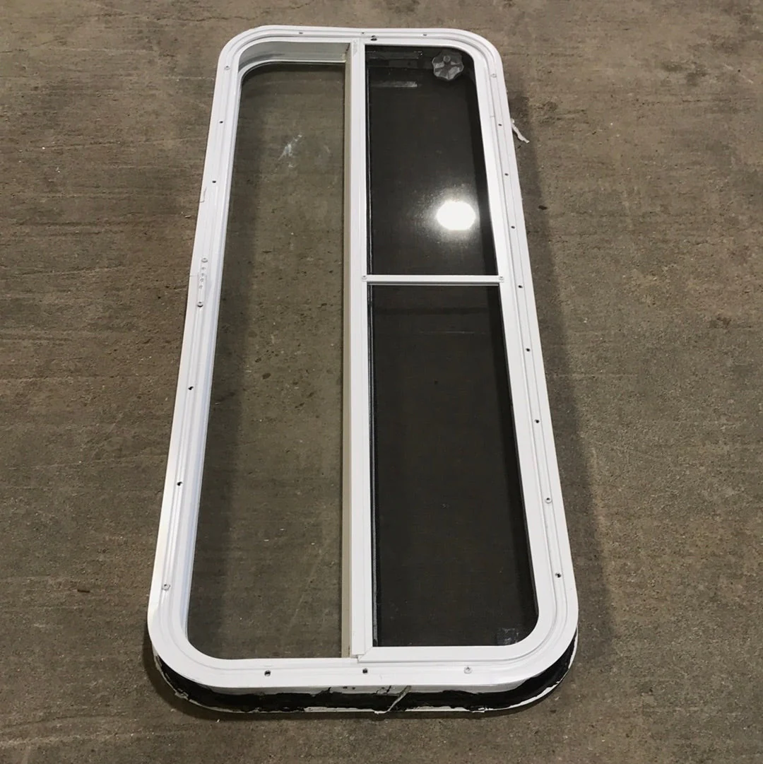 Used White Radius Opening Window : 47 3/4" W x 17 3/4" H x 2" D - Image 3