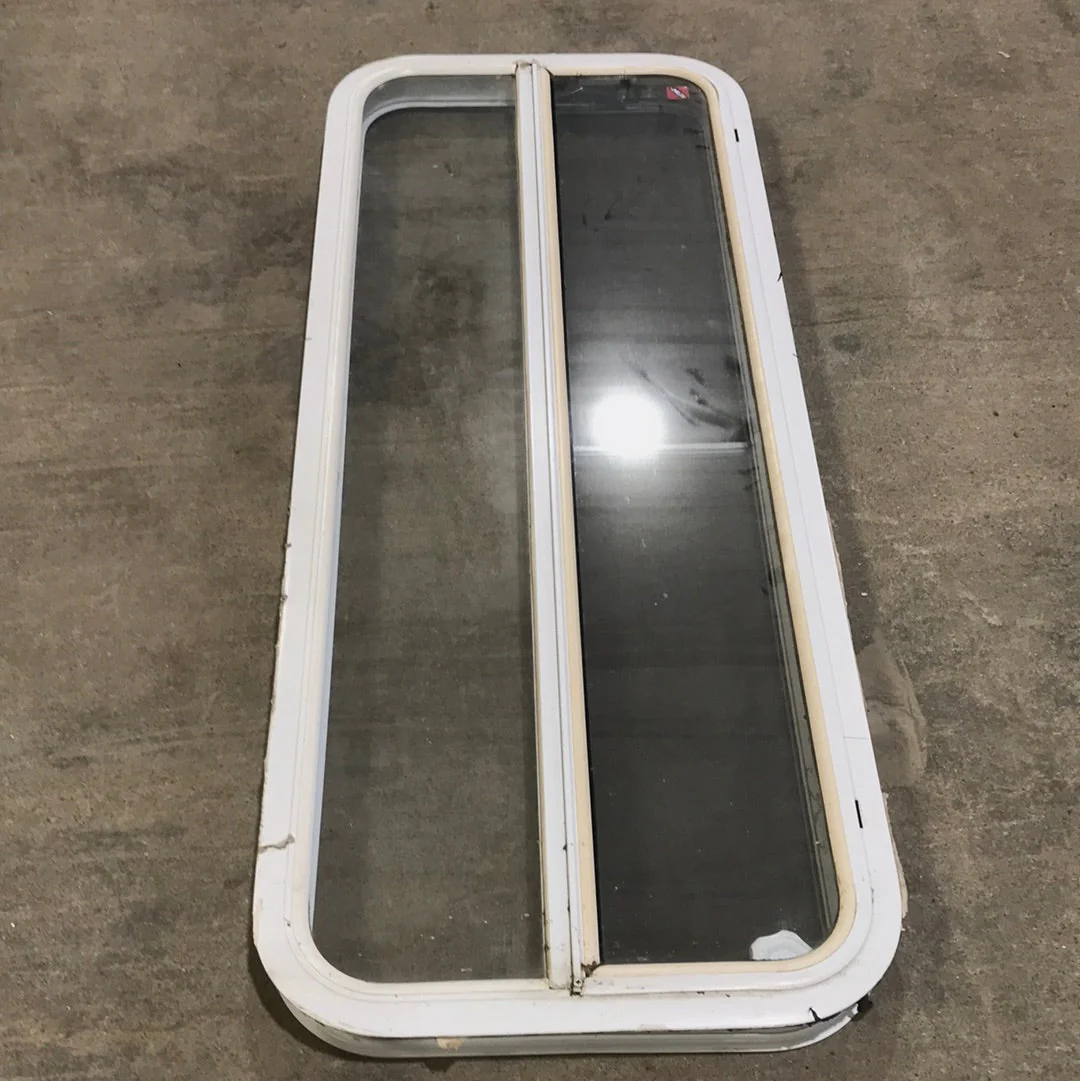 Used White Radius Opening Window : 47 3/4" W x 17 3/4" H x 2" D - Image 4