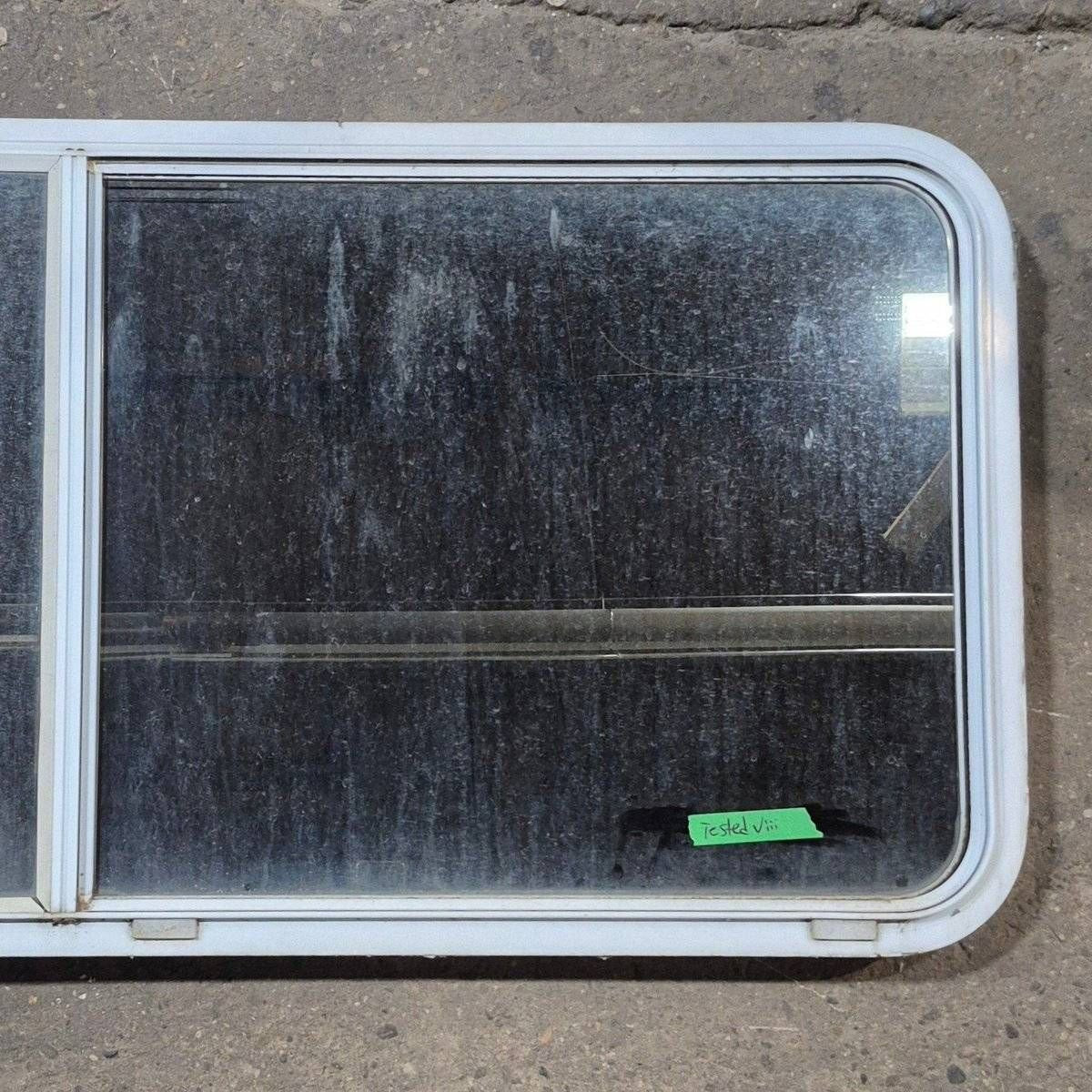 Used White Radius Opening Window - 57 1/4" X 24 1/2" X 2" - Image 3