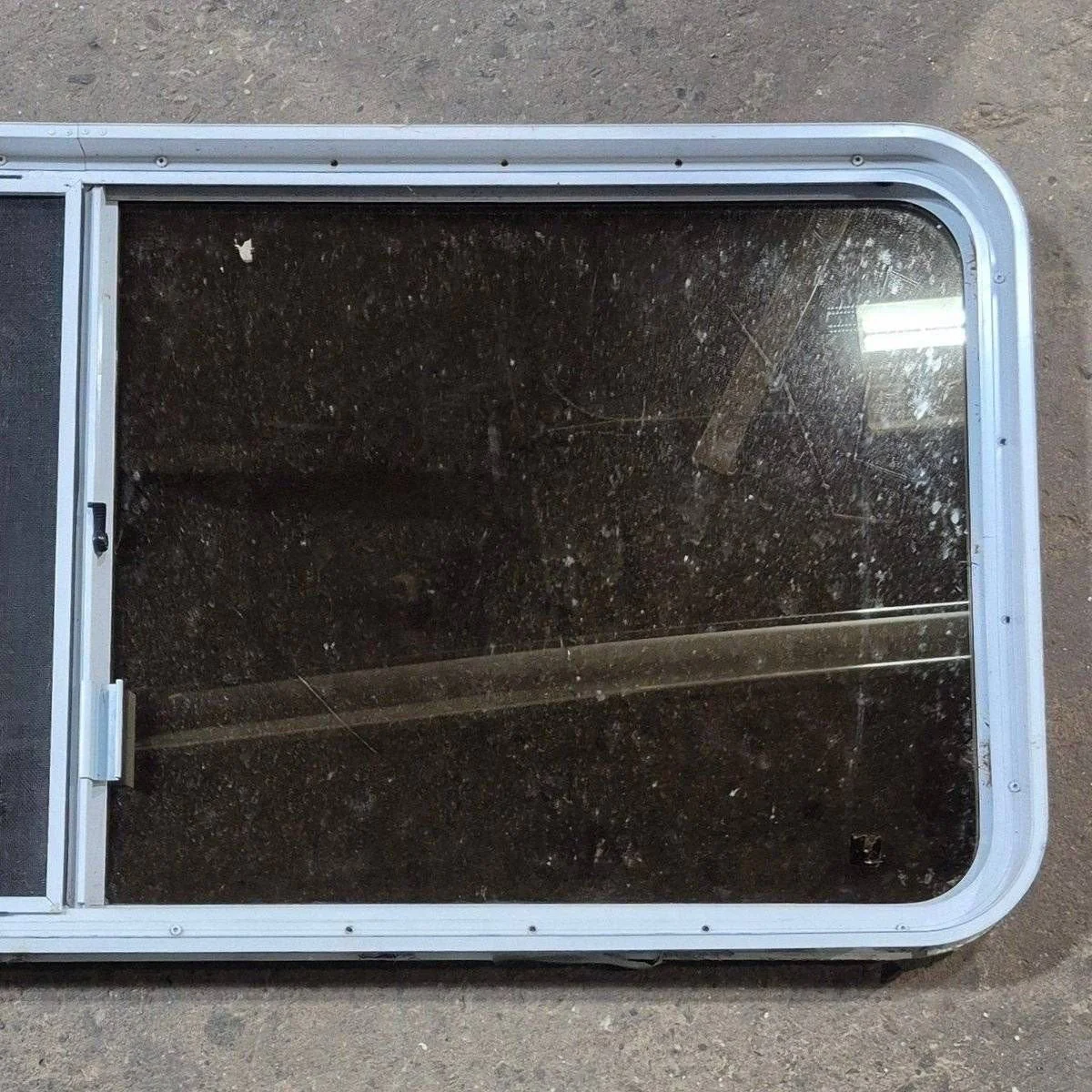 Used White Radius Opening Window - 57 1/4" X 24 1/2" X 2" - Image 8