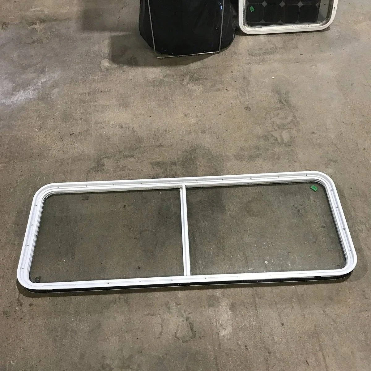 Used White Radius Opening Window - 60.25 X 21.75 X 1.875 - Image 6