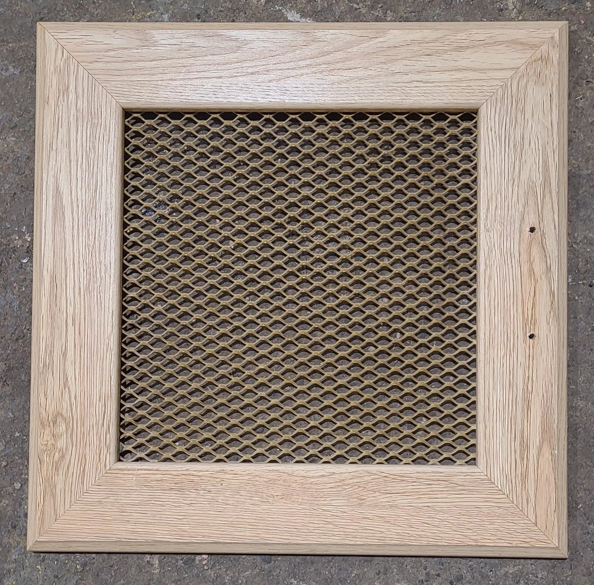 Used Wooden RV Interior Furnace Access Door 15 1/8" W X 15" H