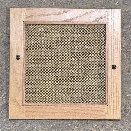 Used Wooden RV Interior Furnace Access Door - 15 3/8" x 15 3/8" x 1 1/2" - Image 2
