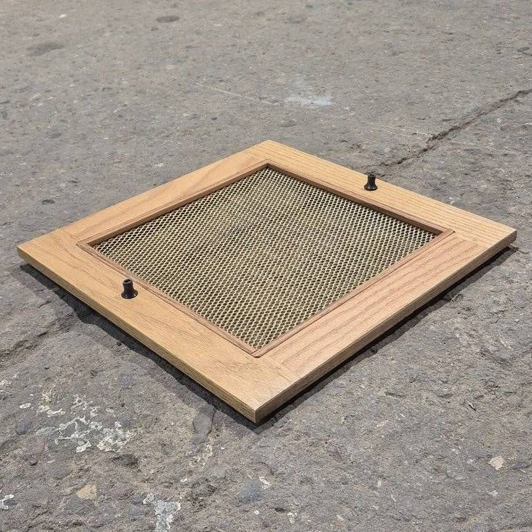 Used Wooden RV Interior Furnace Access Door - 15 3/8" x 15 3/8" x 1 1/2" - Image 3
