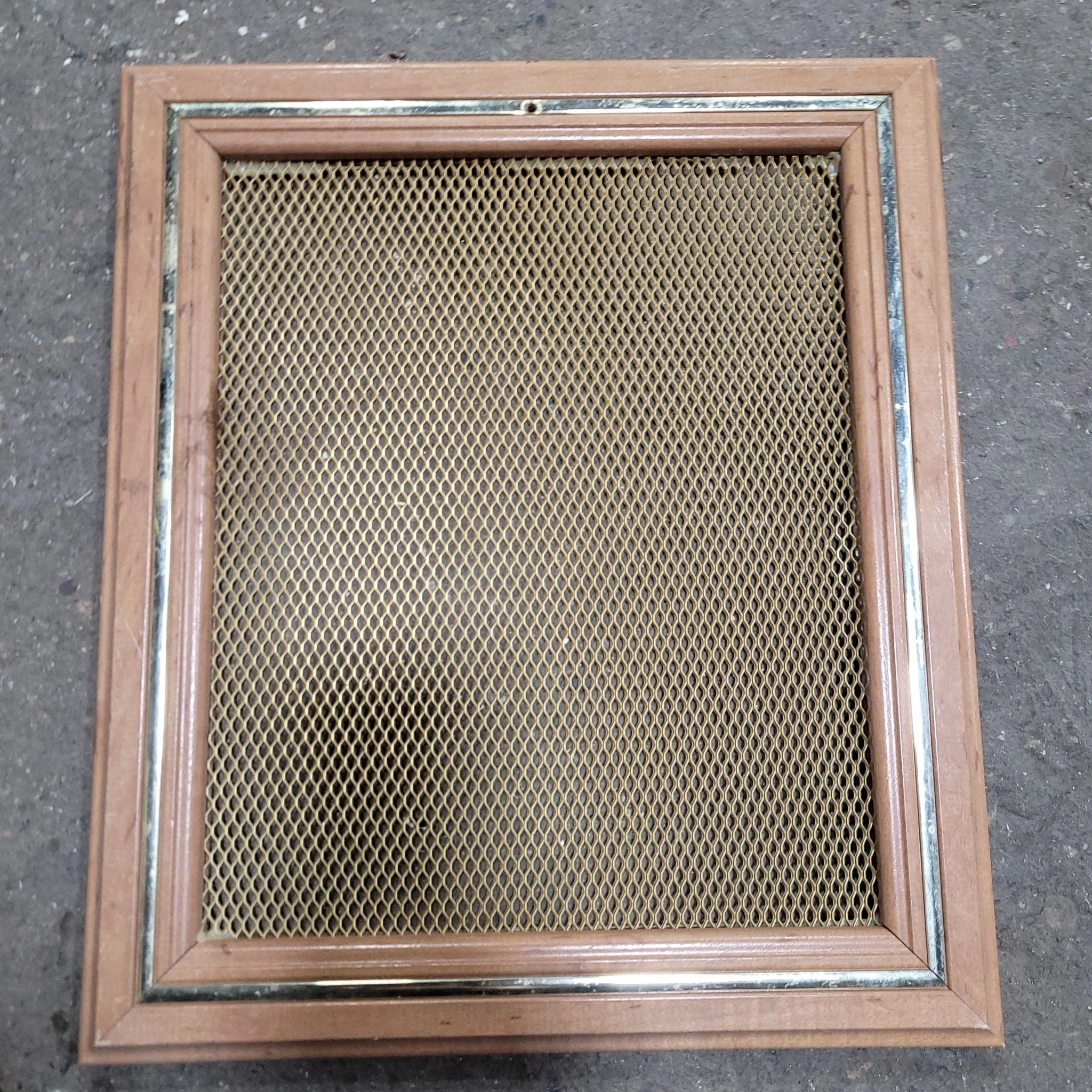 Used Wooden RV Interior Furnace Access Door 16" W X 13 3/4" H