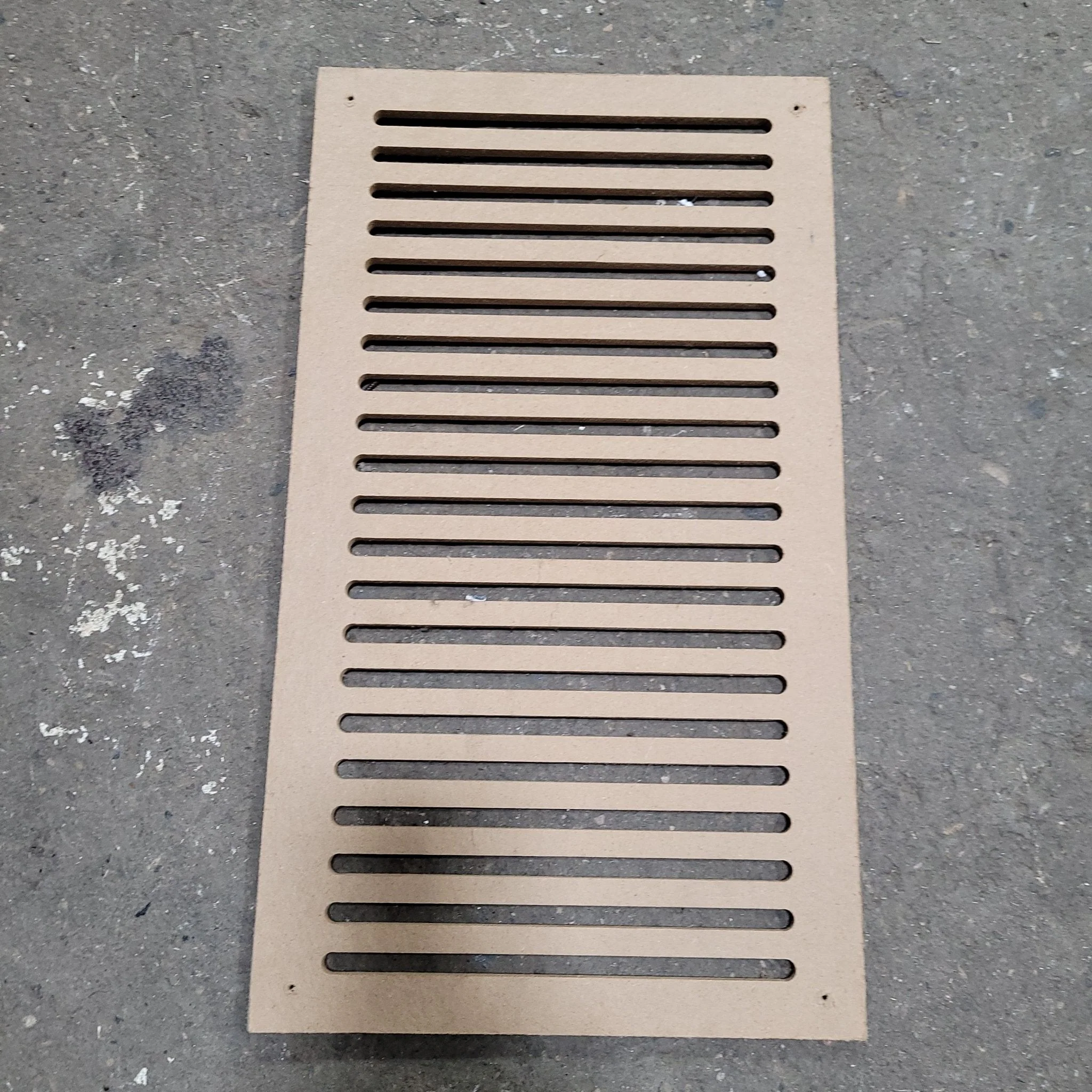 Used Wooden RV Interior Furnace Access Door 20" W X 11 1/4" H - Image 2