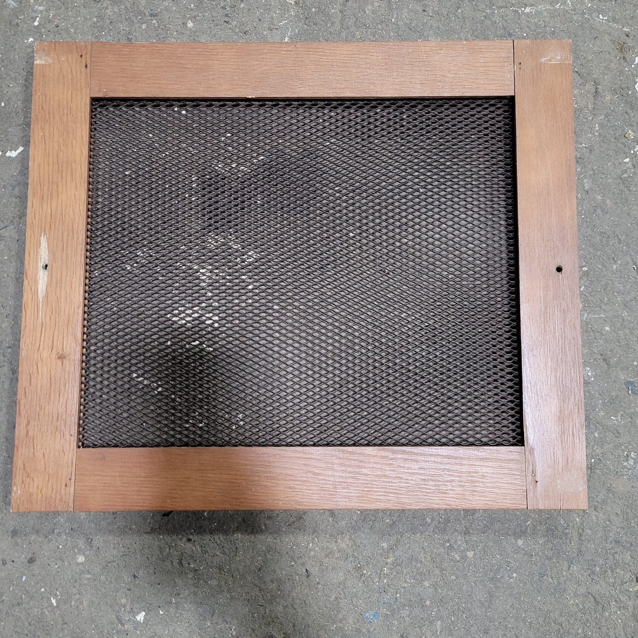 Used Wooden RV Interior Furnace Access Door 16" W X 14" H - Image 2