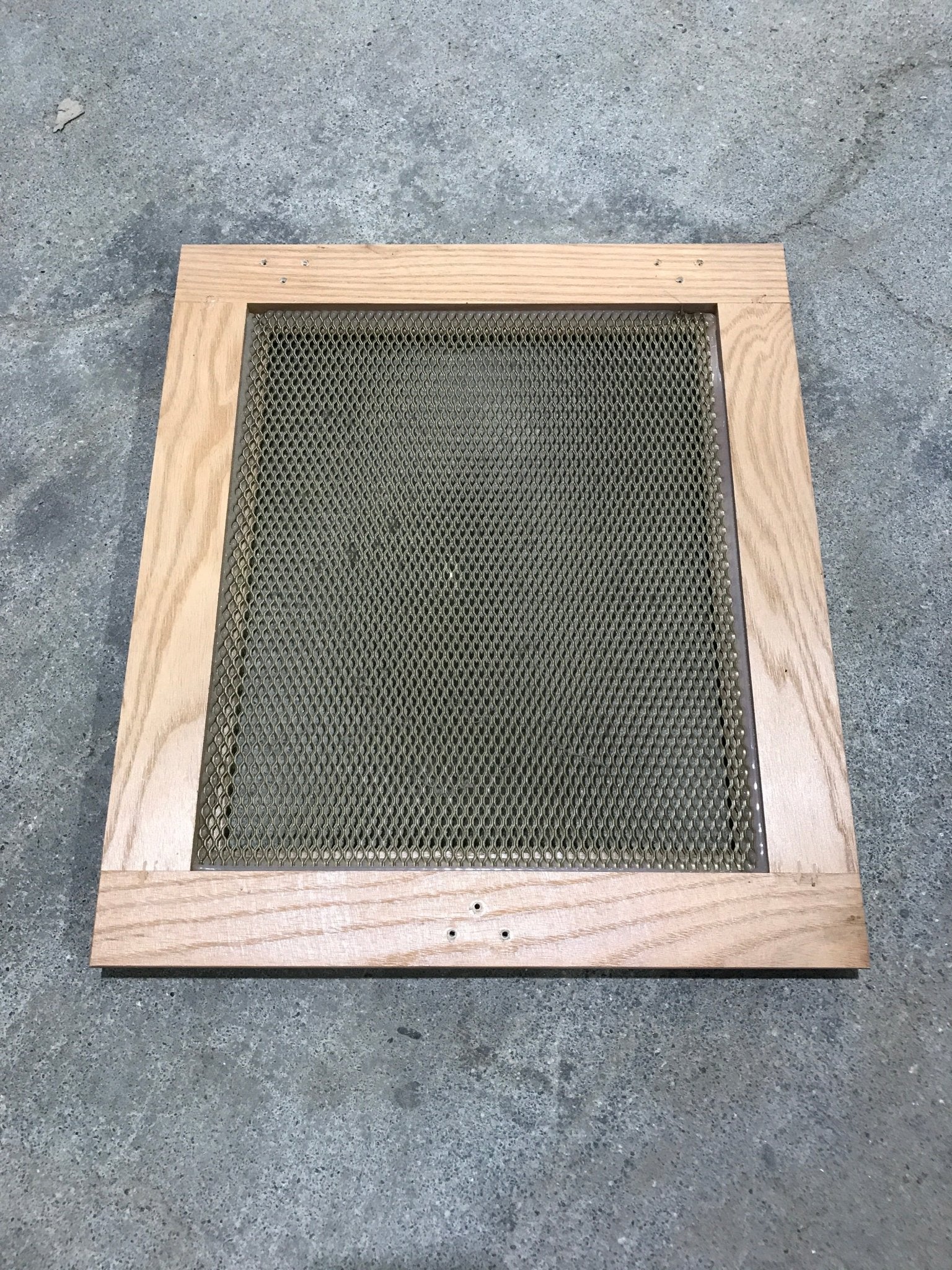 Used Wooden RV Interior Furnace Access Door 16" W X 14" H - Image 5