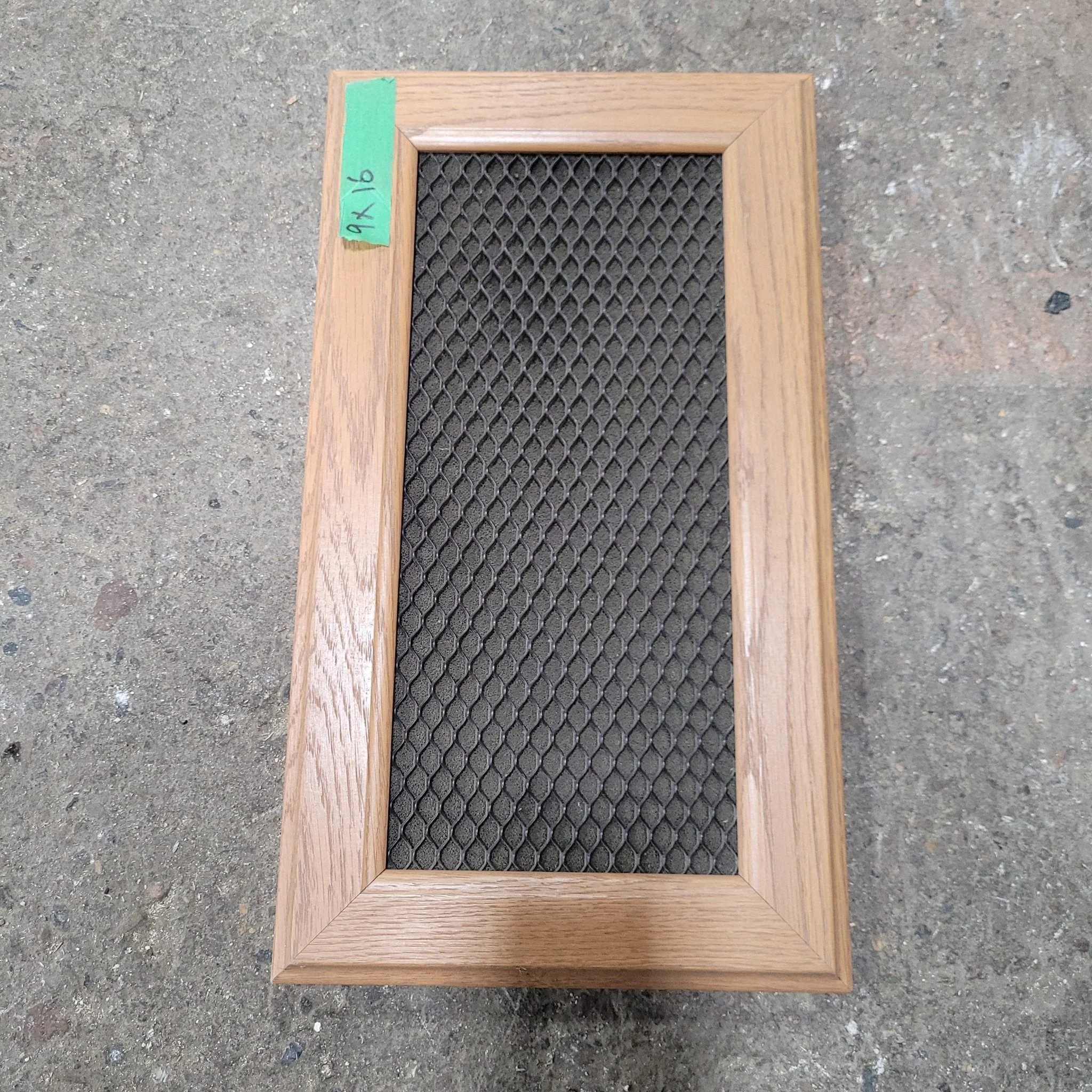 Used Wooden RV Interior Furnace Access Door 16" W X 9" H