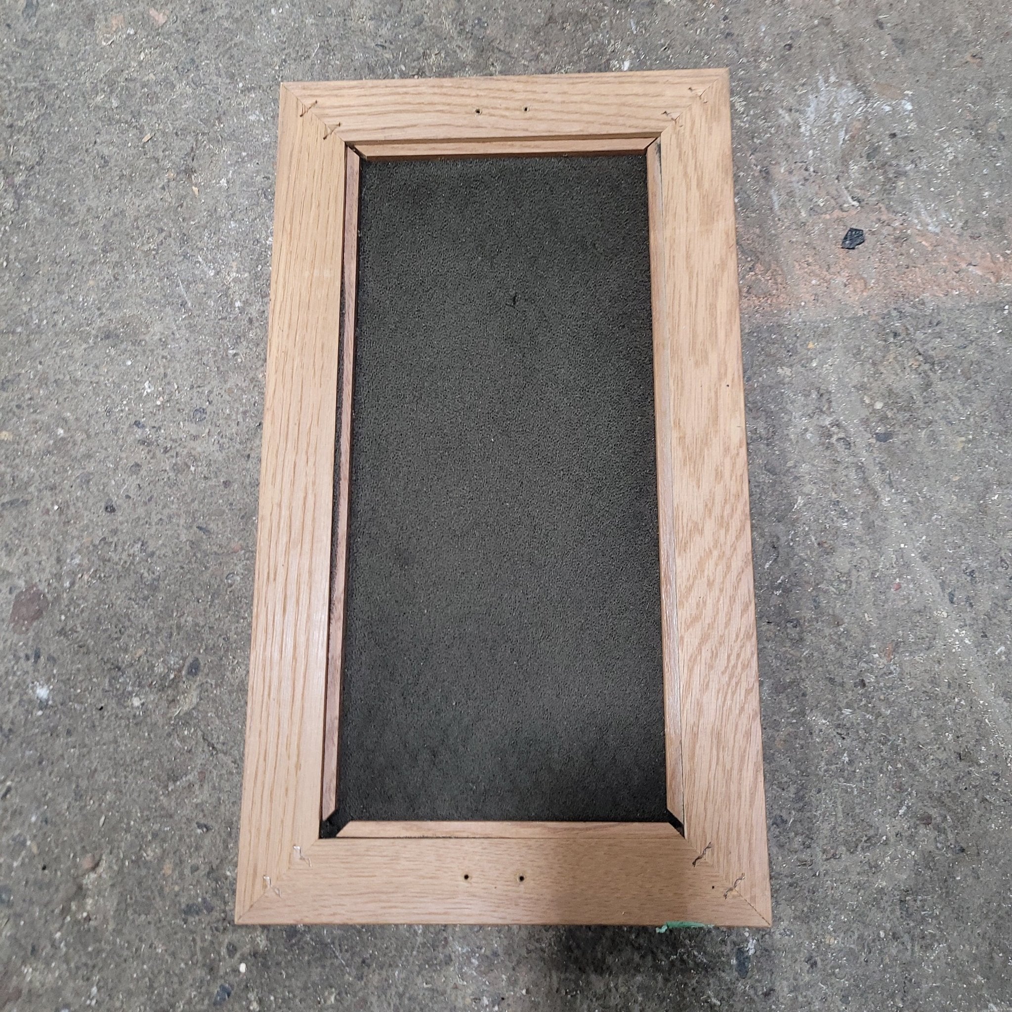 Used Wooden RV Interior Furnace Access Door 16" W X 9" H - Image 2