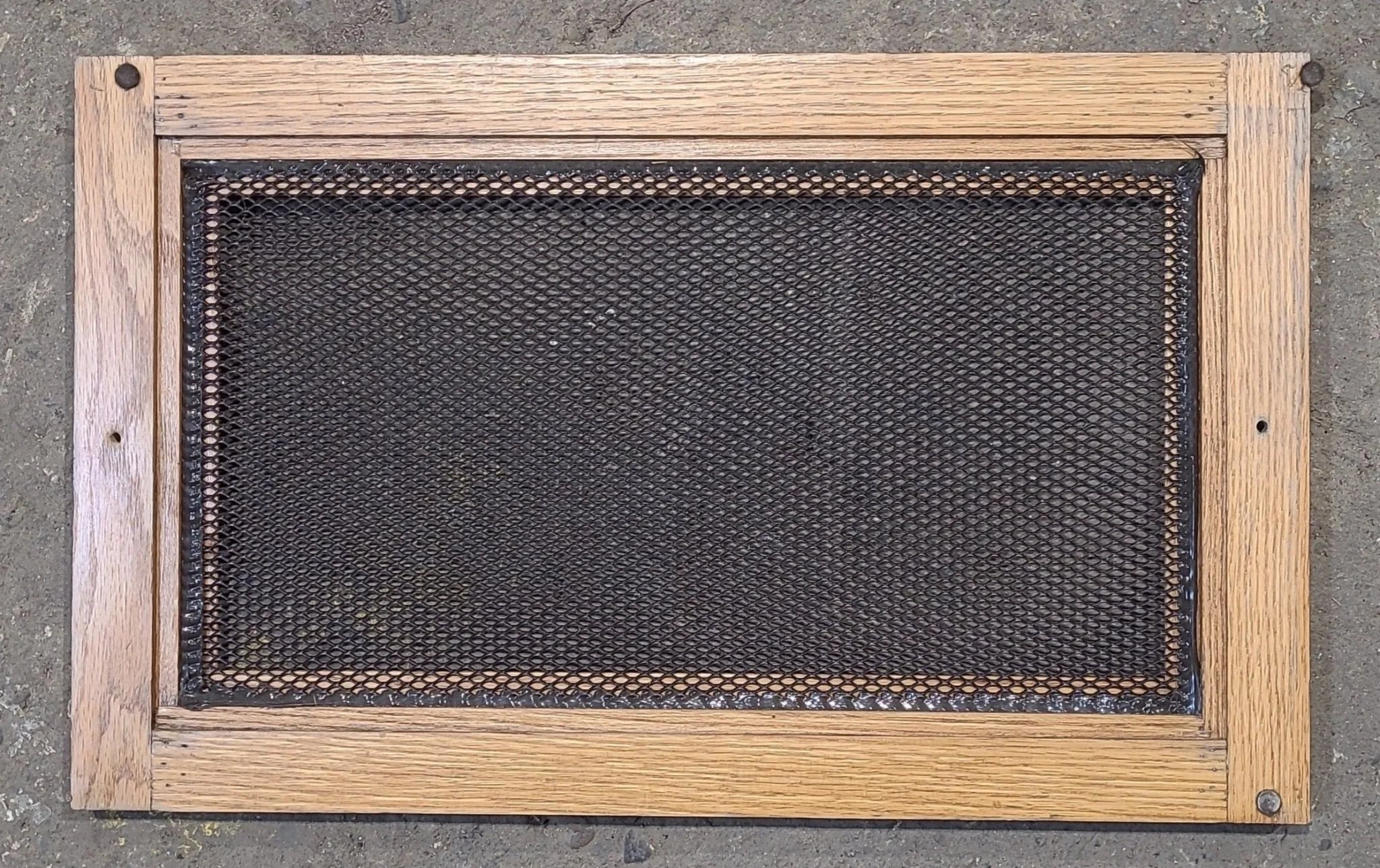 Used Wooden RV Interior Furnace Access Door 20 3/8" W x 12 5/8" H - Image 2