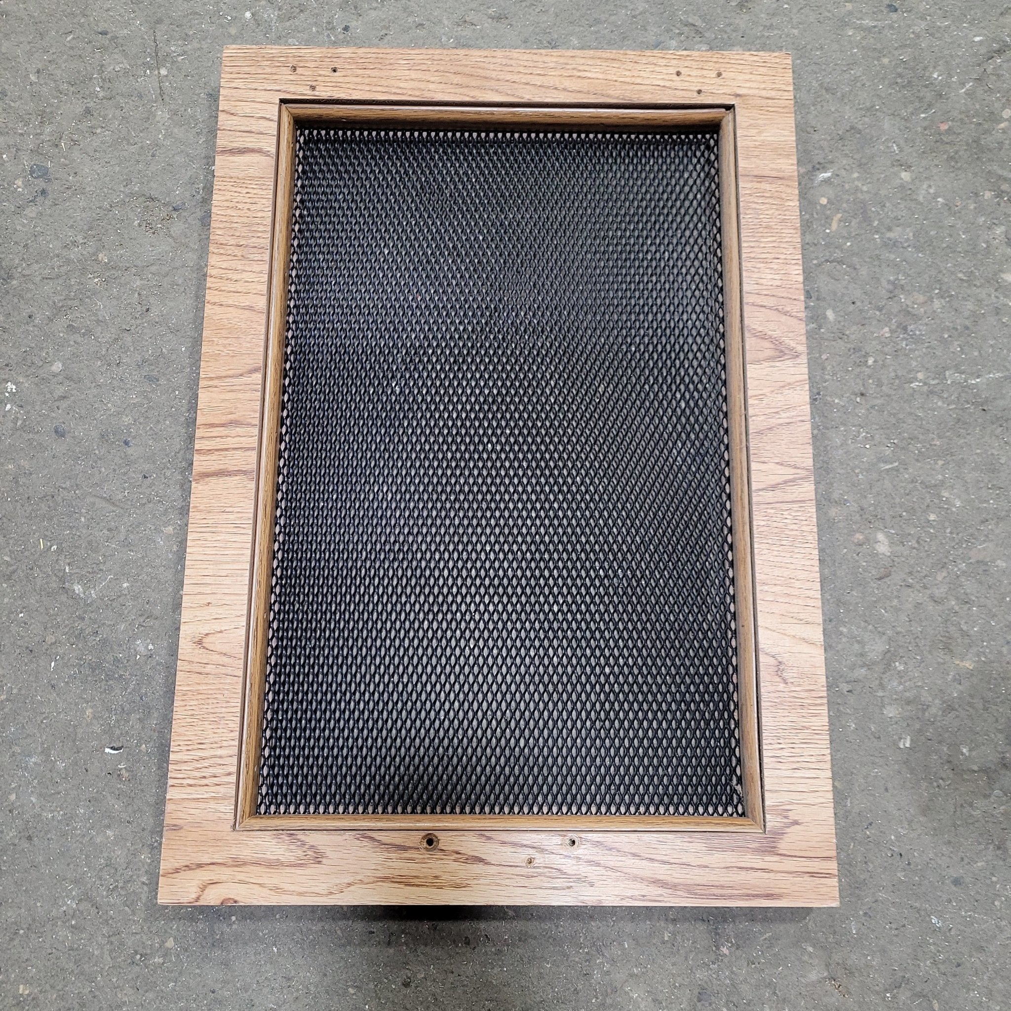 Used Wooden RV Interior Furnace Access Door 20" W X 14" H - Image 2