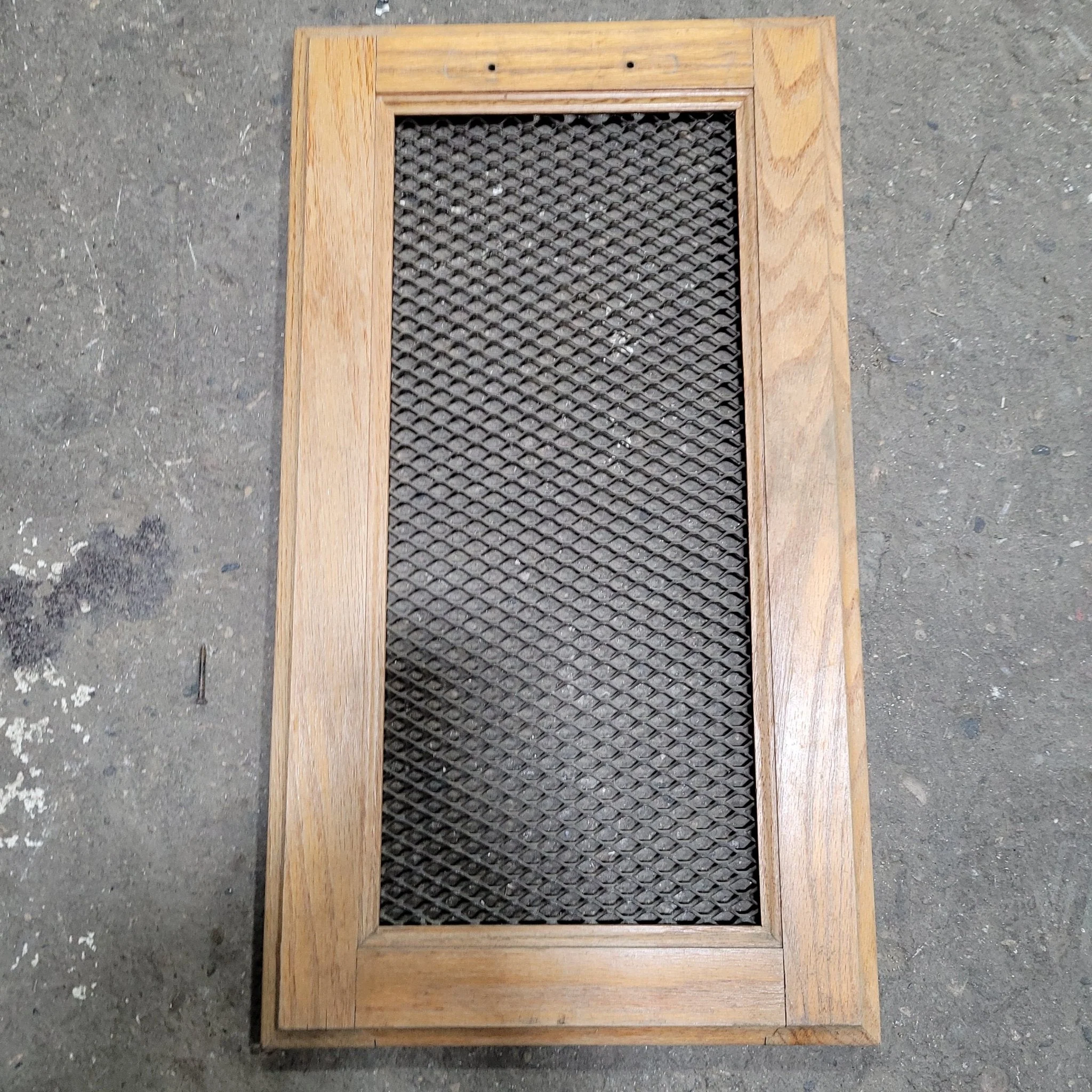 Used Wooden RV Interior Furnace Access Door 21 1/4" W X 12" H