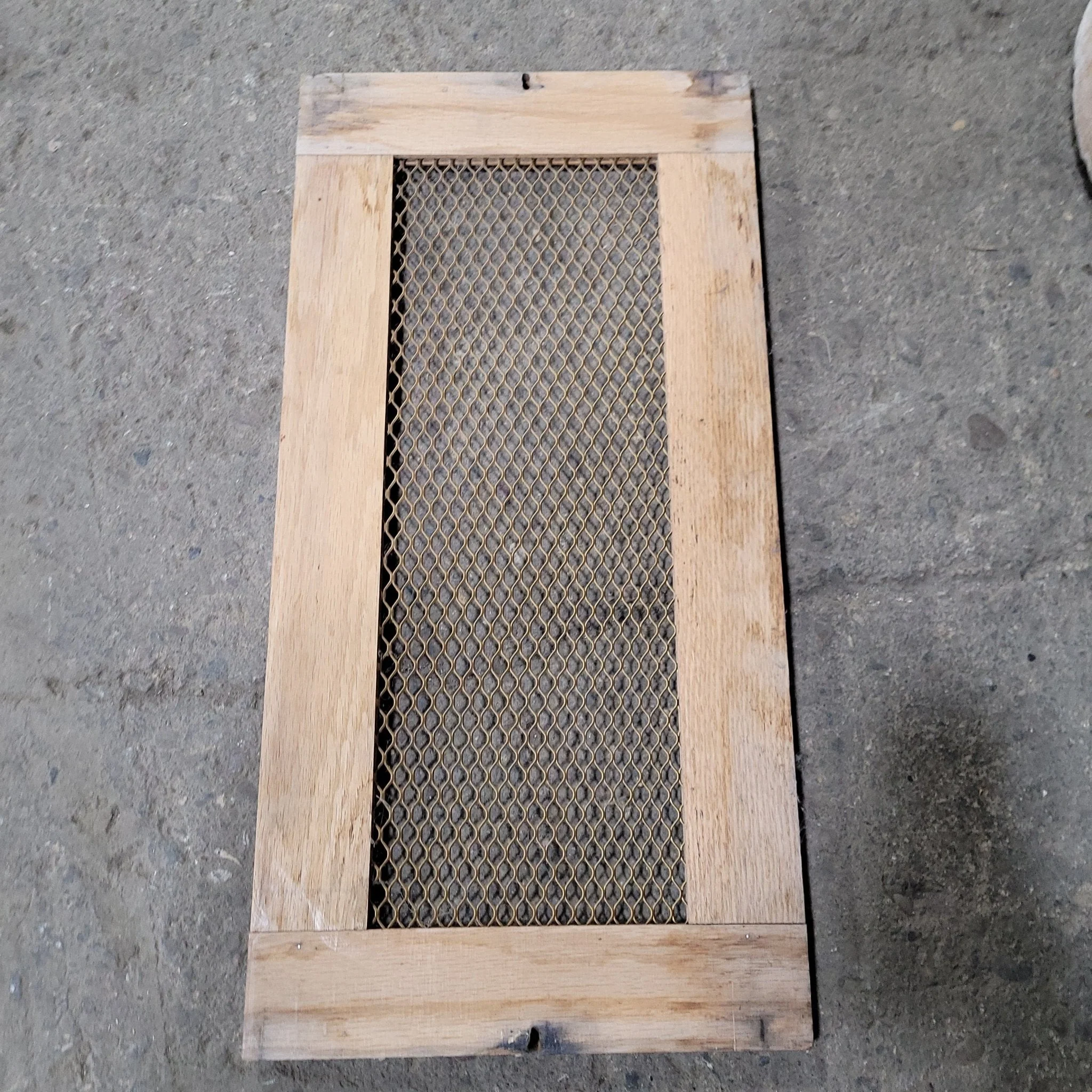 Used Wooden RV Interior Furnace Access Door 21 3/4" W X 10 3/4" H - Image 2