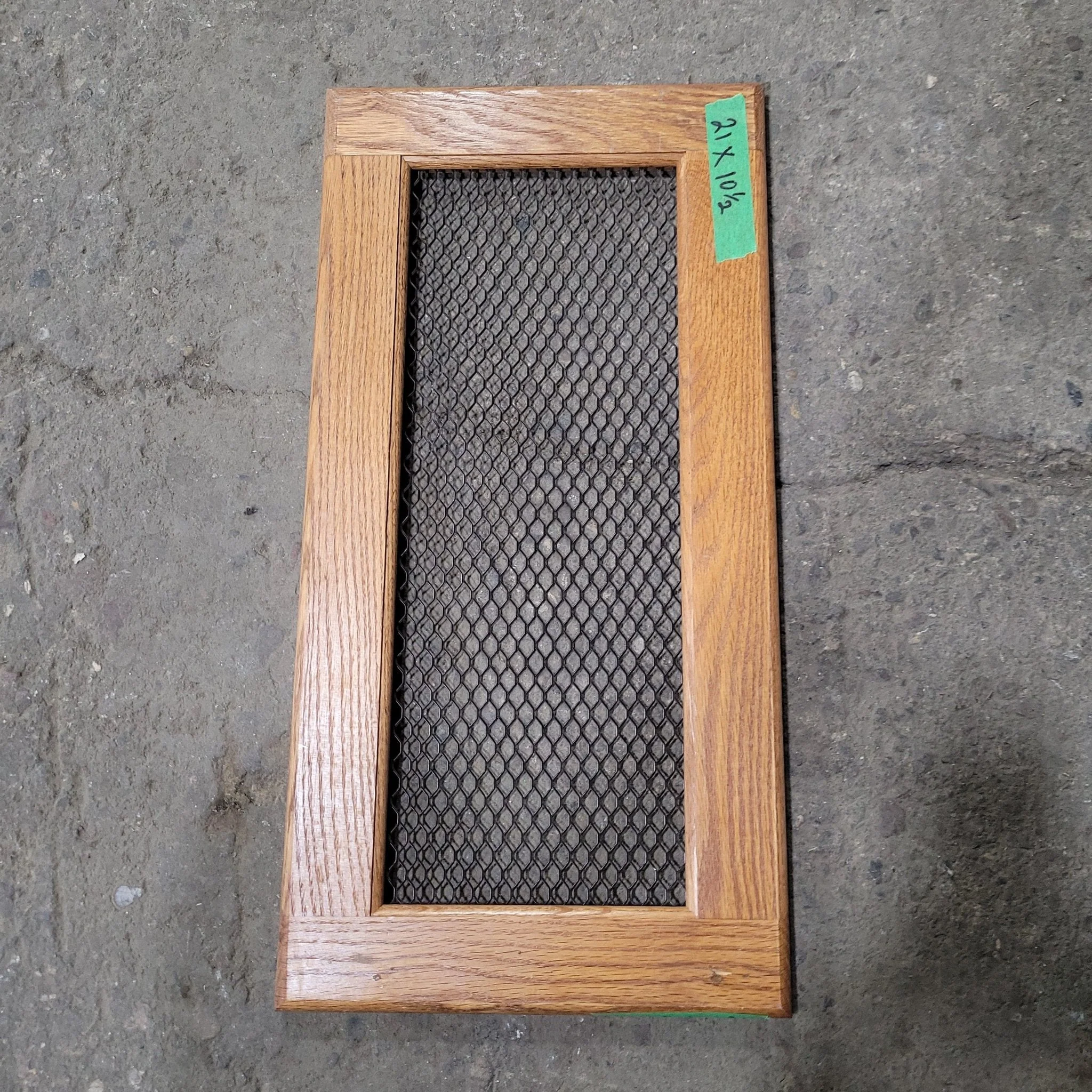 Used Wooden RV Interior Furnace Access Door 21" W X 10 1/2" H
