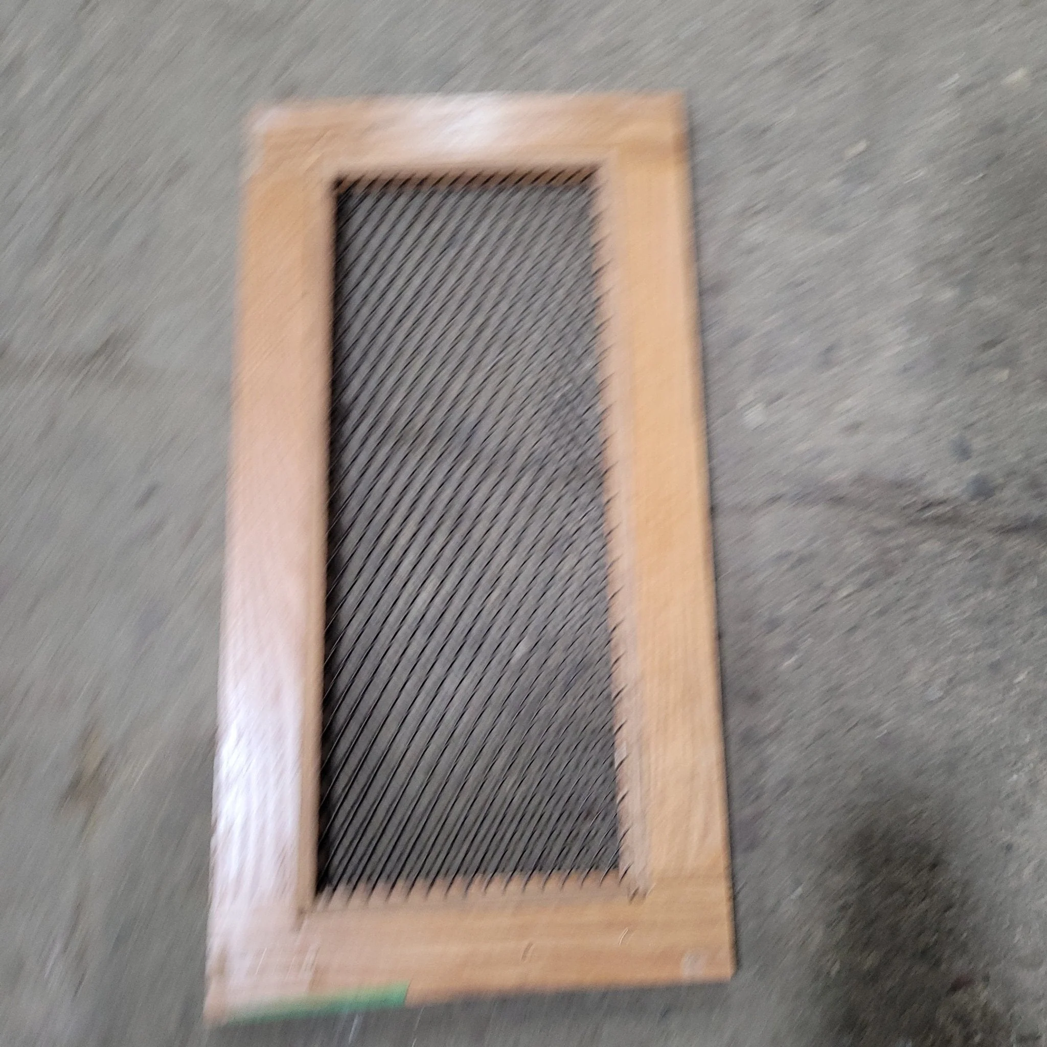 Used Wooden RV Interior Furnace Access Door 21" W X 10 1/2" H - Image 2