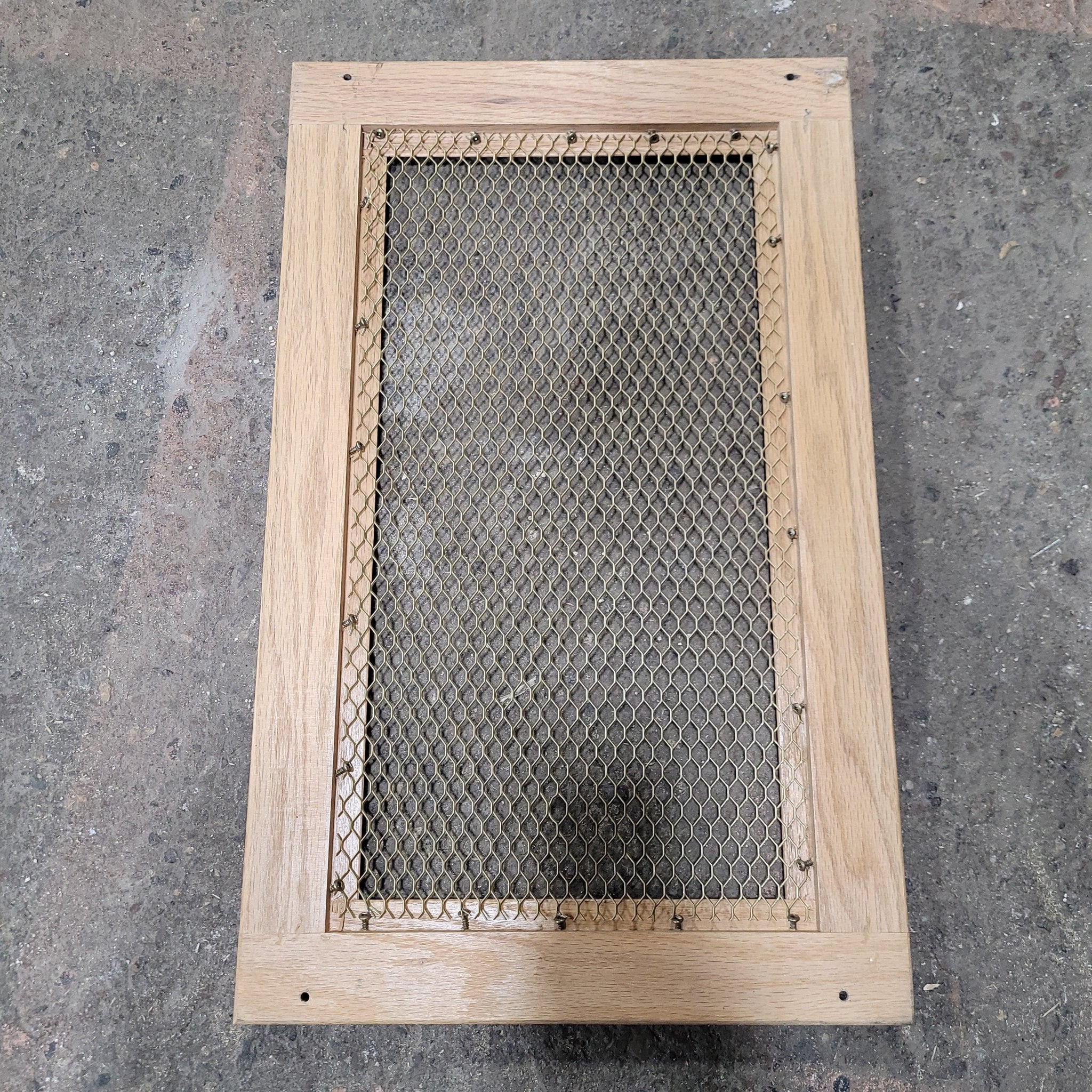 Used Wooden RV Interior Furnace Access Door 21" W X 13" H - Image 2