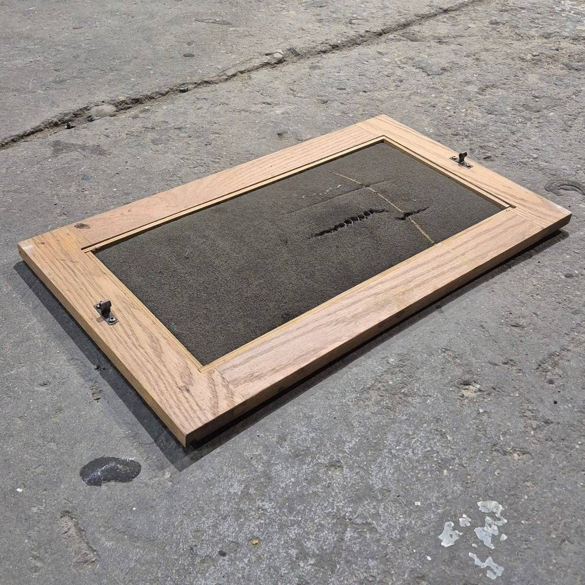Used Wooden RV Interior Furnace Access Door - 21" x 12" x 1.375" - Image 3