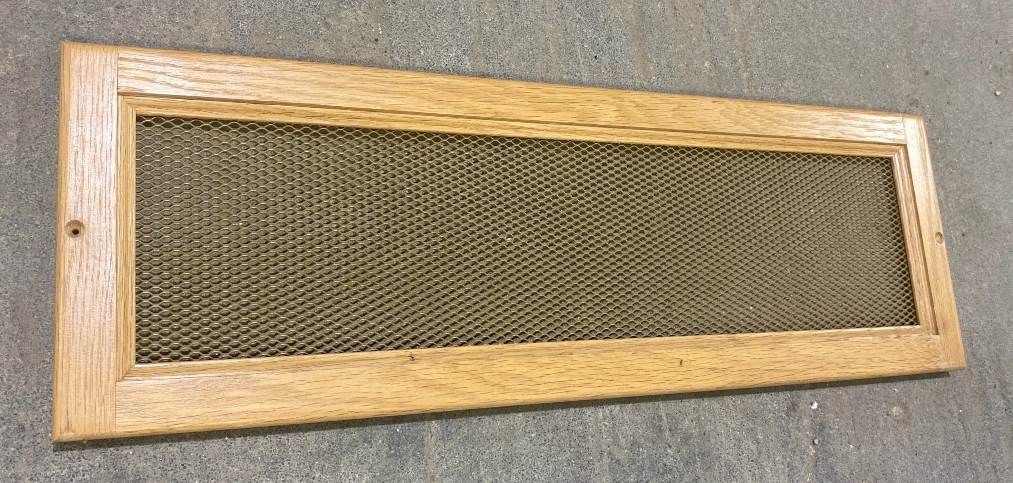 Used Wooden RV Interior Furnace Access Door 25" W X 8 1/4" H