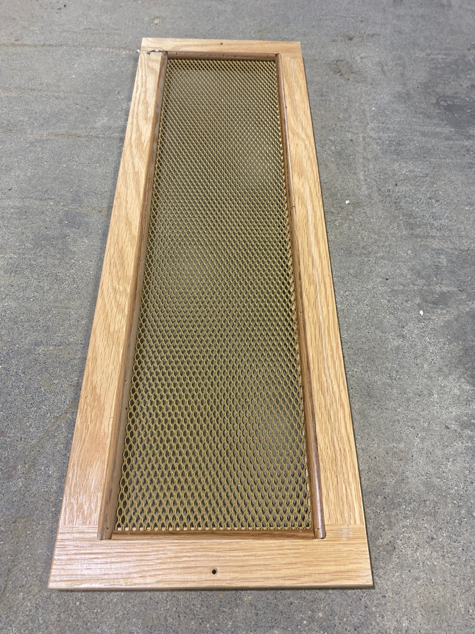 Used Wooden RV Interior Furnace Access Door 25" W X 8 1/4" H - Image 4