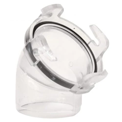 Valterra T1026 Clear 45 Degree Bayonet Sewer Hose Adapter