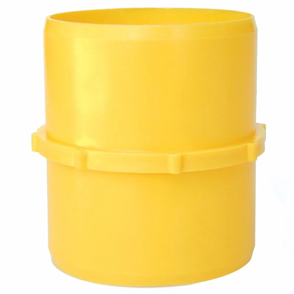 Hose Coupler Straight Yellow