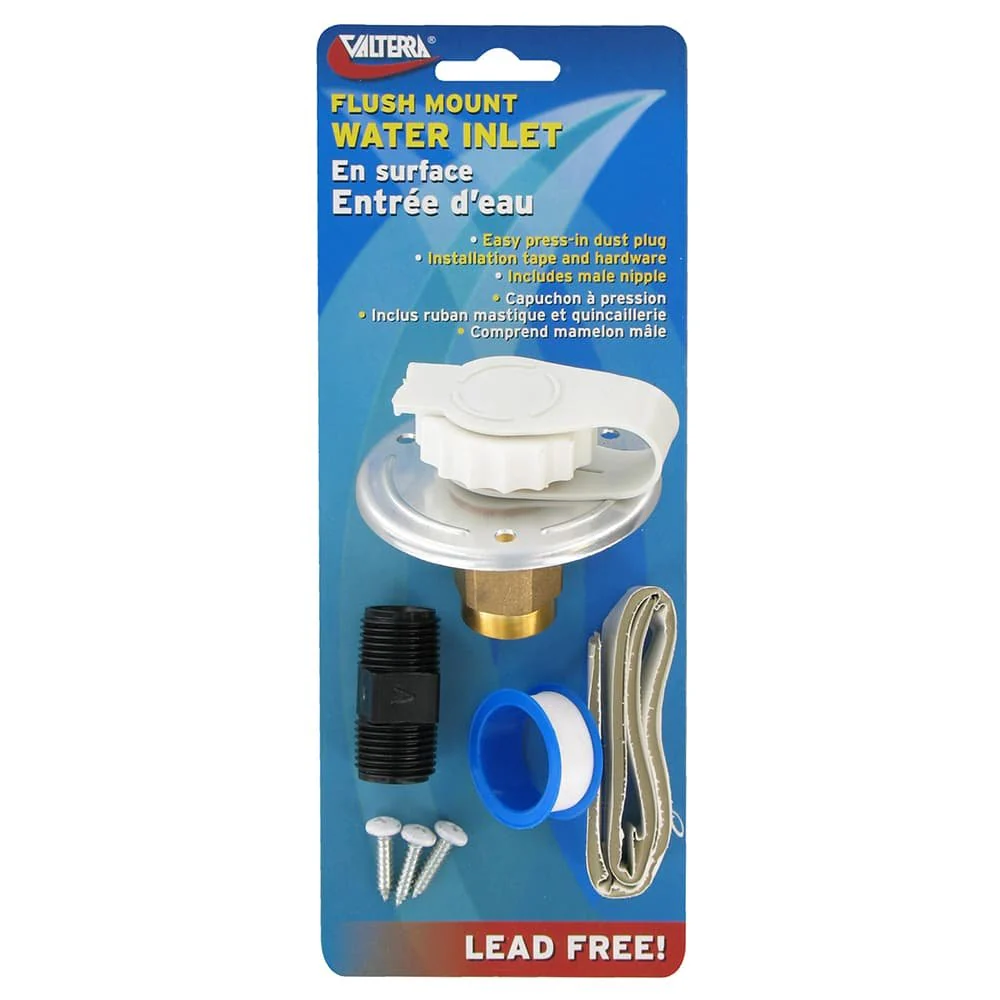 Metal Recessed Water Inlet Lead Free