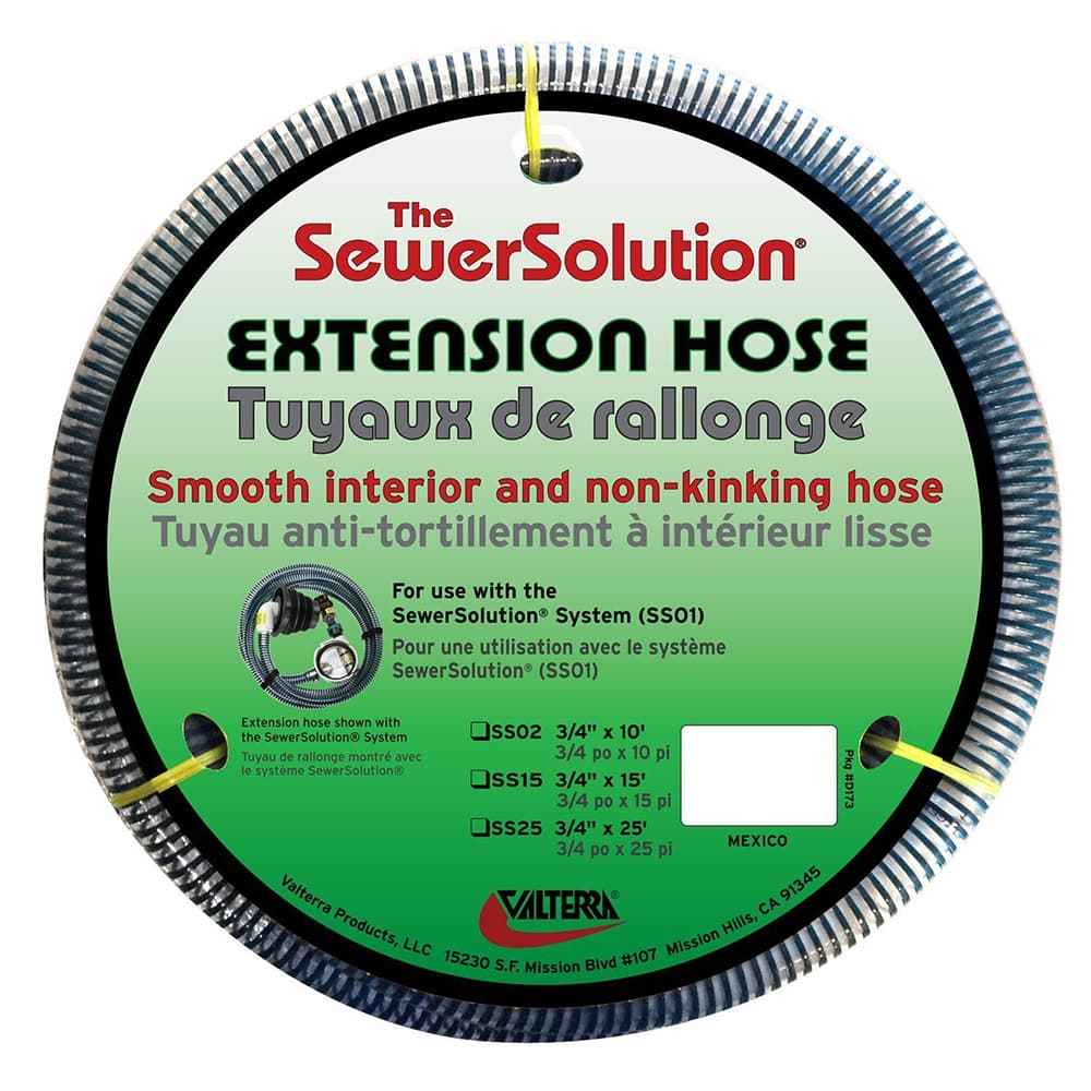 Valterra SS15 Sewer Solution Extension Hose, 15'