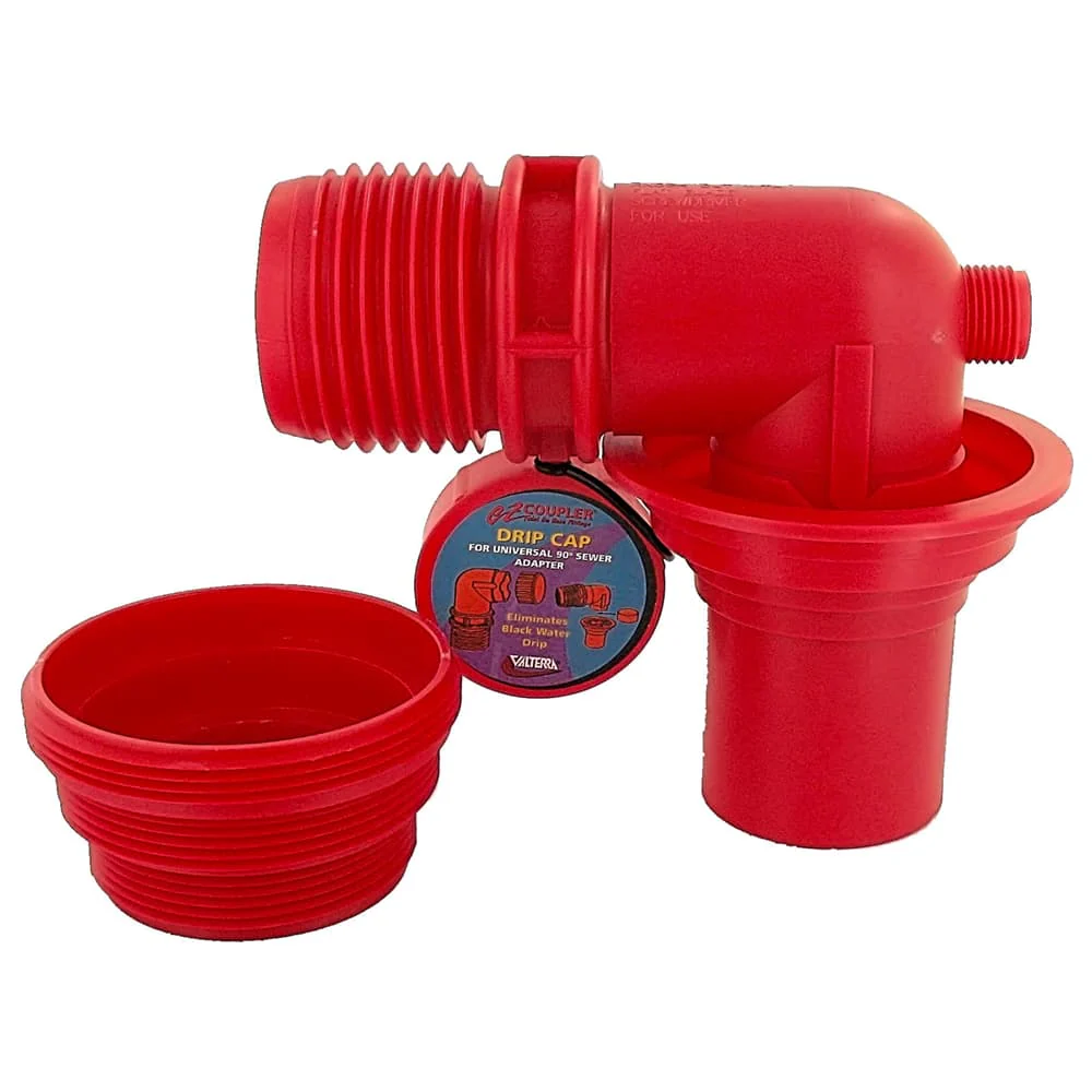 Valterra F02-3305VP EZ Coupler 90 Degree Sewer Hose Connector