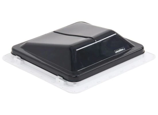 Ventline V3094-603-00 -  E-Z Lift Ventadome Trailer Roof Vent w/ 12V Fan - Manual Lift - Smoke - Image 4
