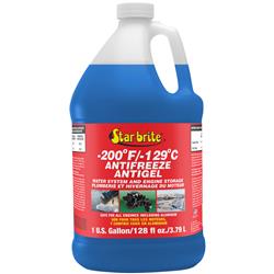 Water System Antifreeze Star Brite 031600 Safe For Use In Fresh Water System And Engine, Anti-Gel, Burst Protection To -200 Degrees Fahrenheit, Freeze Protection -98 To -103 Degrees Fahrenheit, Non-Toxic Virgin Propylene Glycol Formula, Contains Corrosion