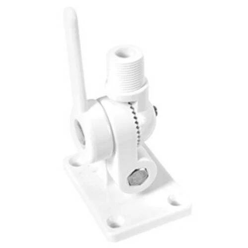 WHITECAP Boat Antenna Mount - 1" x 14 Thread Size; White - S-1805