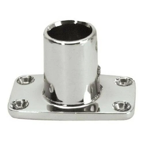 WHITECAP Boat Rail Fitting - Rectangular Base; 90 Degree Angle - S-1466C
