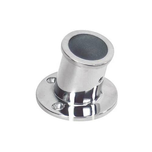 WHITECAP Flagpole Mount - Top Mount - Holds Single Flag - With 1/4-28 Set Screws - 6169C