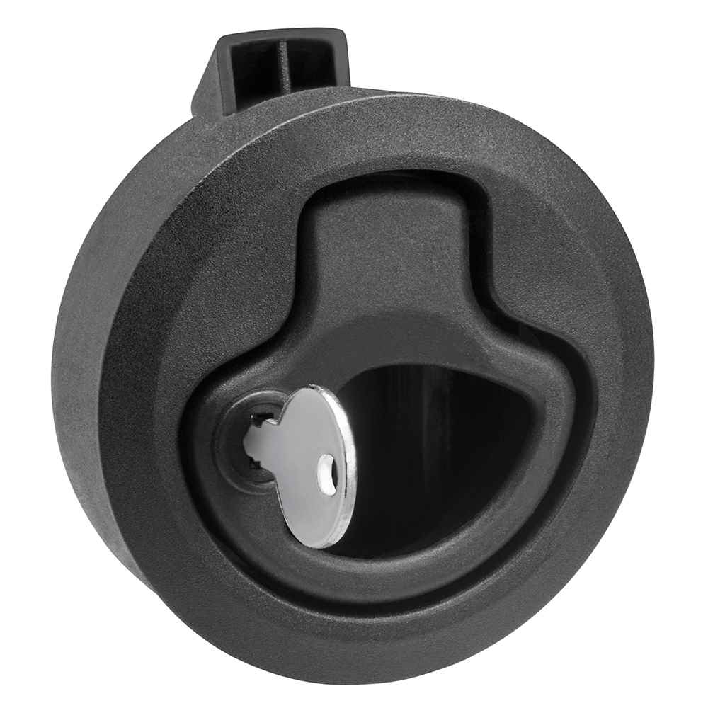 Mini Ring Pull Nylon Locking Black
