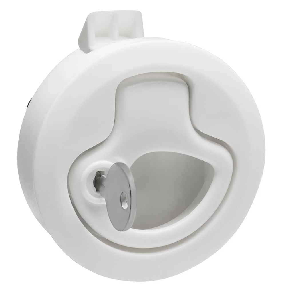 Mini Ring Pull Nylon Locking White