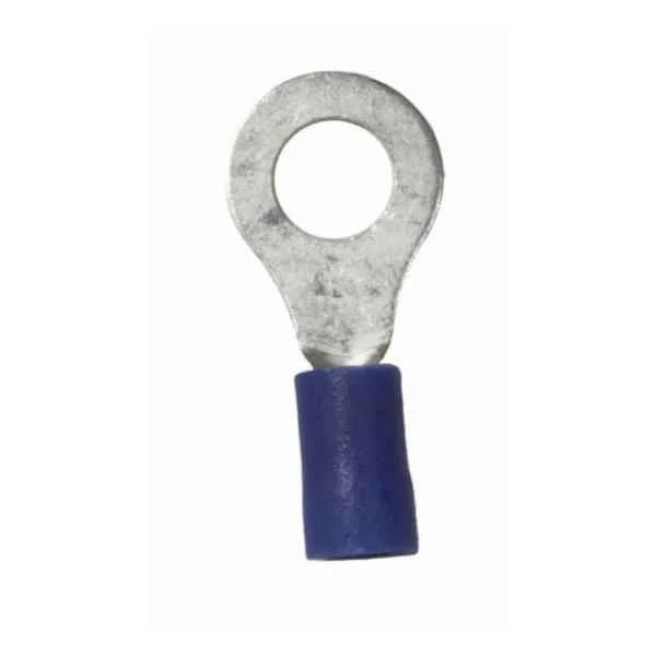 Vinyl Ring Terminal 1/4" Terminal, 16-14 GA - 25/Pk