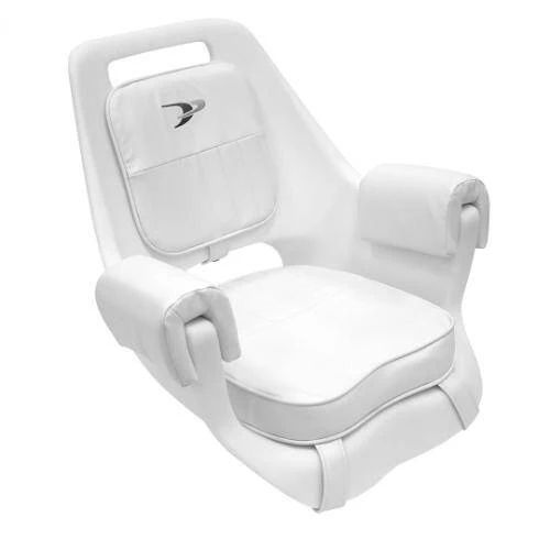 WISE MARINE Deluxe Series Boat Seat - 23.5" x 17-3/4" x 26-1/4"; White - 8WD007-3-710