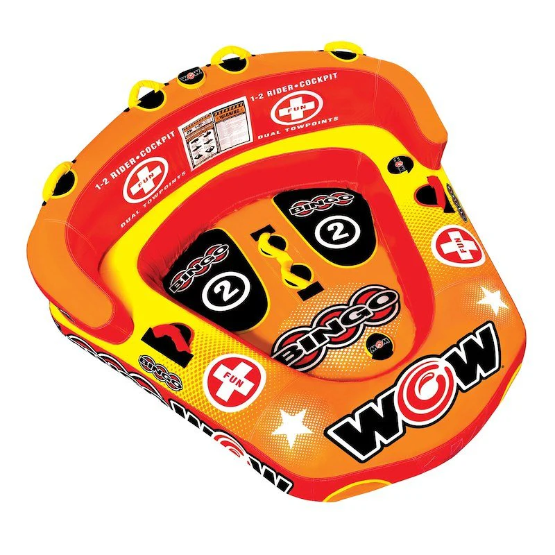 WOW SPORTS 14-1060 Bingo Towable Tube - 2 Rider